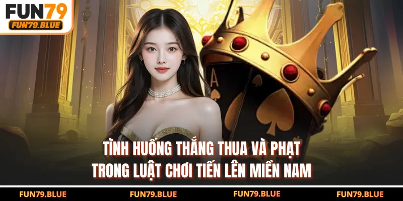Tình huống thắng thua và phạt trong luật chơi tiến lên Miền Nam